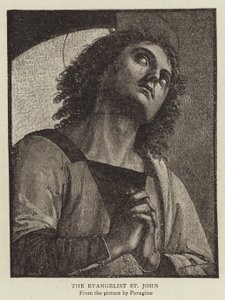 De Evangelist St. Johannes door Pietro Perugino